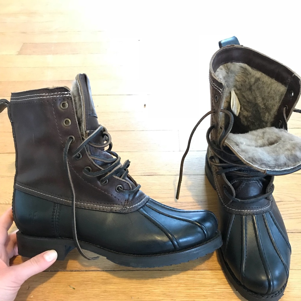 FRYE Shearling Winter boots